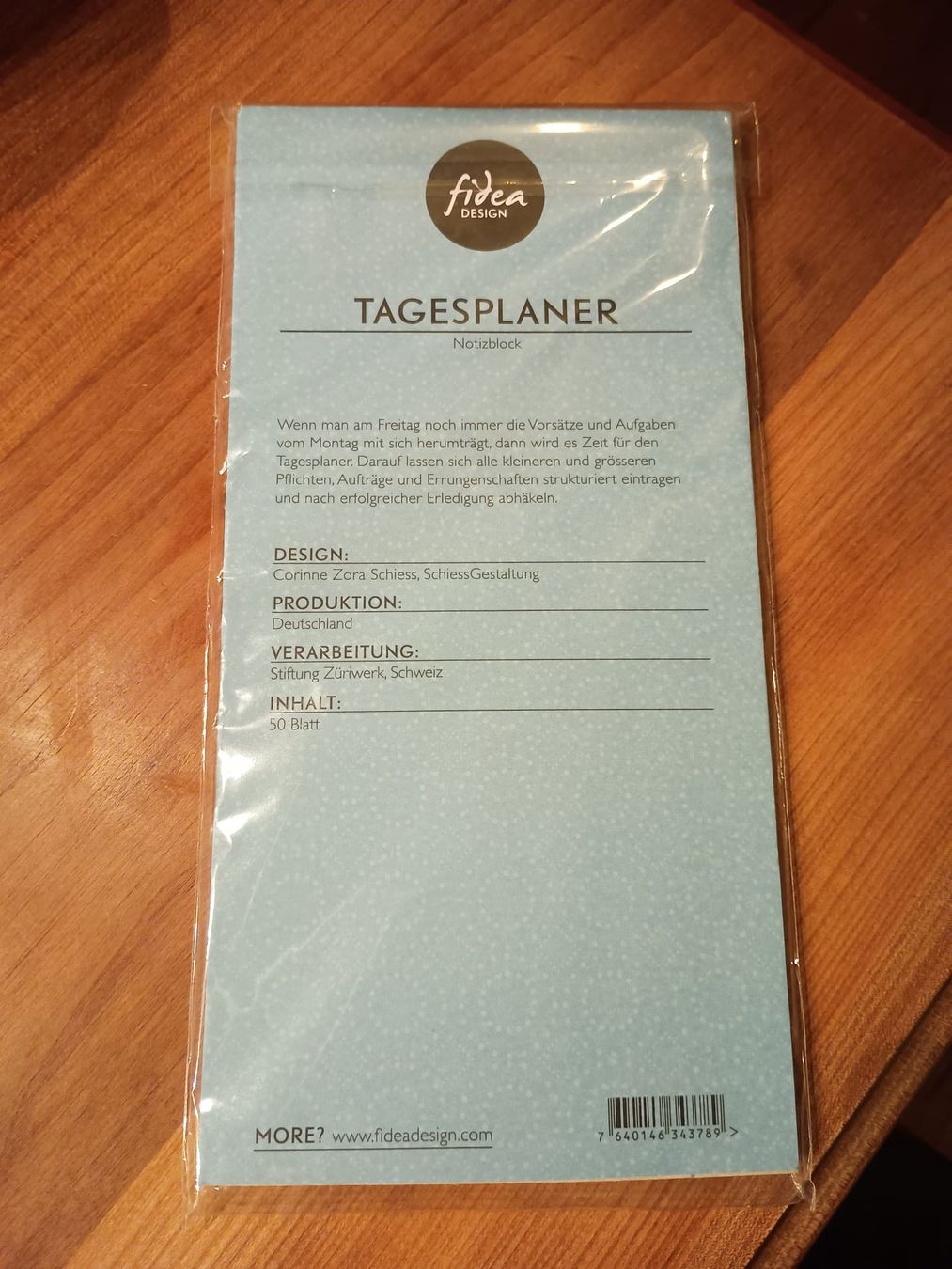 Blocchi: Tagesplaner, Papier Block 50 Seiten – Nuovo e nell'imballaggio originale da Winterthur venduto da Tenderizer3000 2