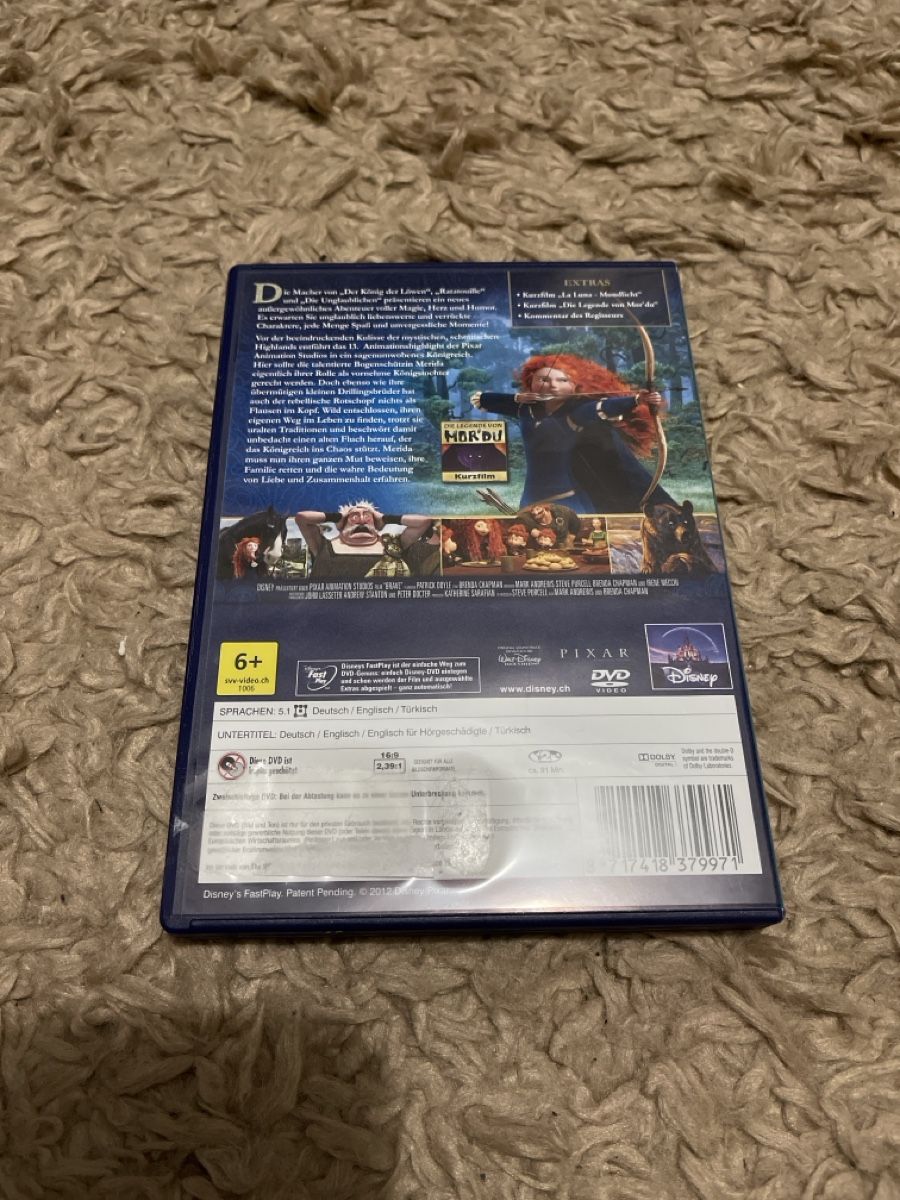 Tutti i DVDs: Disney Pixar Merida Legende der Highlands DVD – Usato da Unterkulm venduto da AnoliOccasion 2
