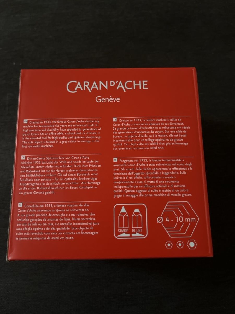 Caran D'Ache Spitzer: Taille-crayon caran d’ache neuf – Neu und originalverpackt aus Daillens von spidfredos 1