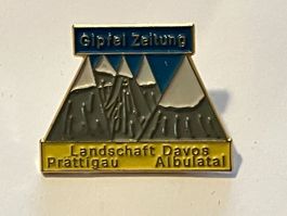 1 Pin Gipfel Zeitung Landschaft Davos Prättigau Albulatal