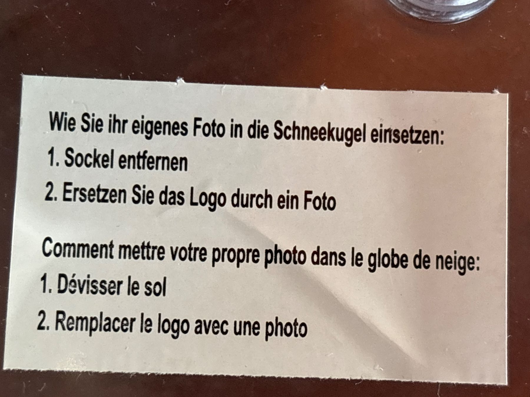 Tutte le decorazioni: Schneekugel mit Wintermotiv - Dekoration – Nuovo (secondo la descrizione) da Genève venduto da Buens4 4