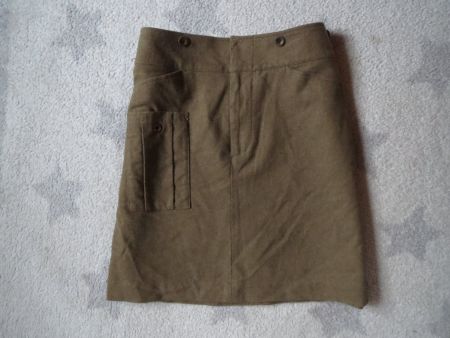 toller RALPH LAUREN Damen Rock Gr 14/ Wolle mit KASCHMIR