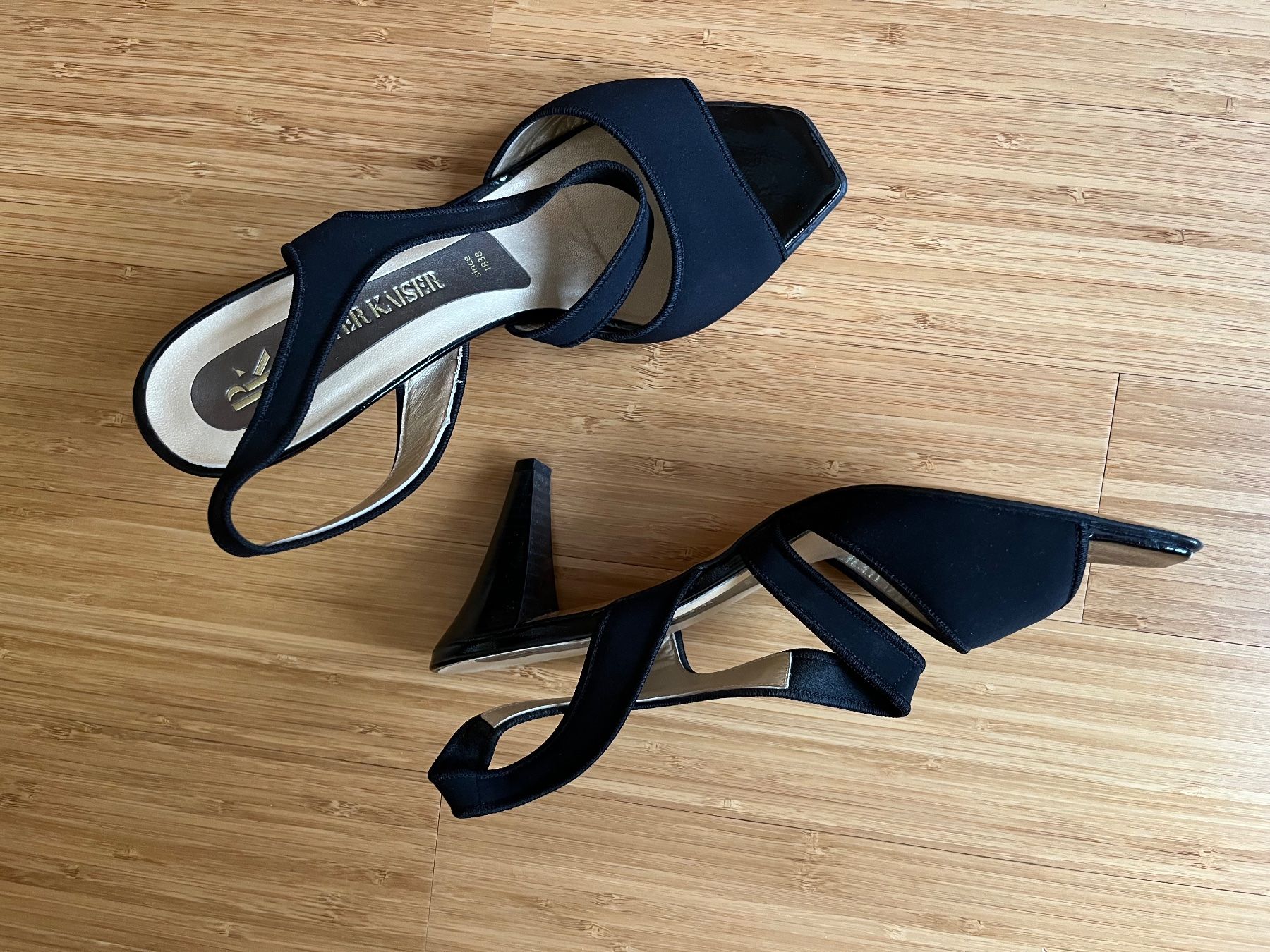 Kaiser Scarpe da donna: Elegante Abendschuhe schwarz, Peter Kaiser, Gr. 41 – Nuovo (secondo la descrizione) da Meilen venduto da Feldmeilen 1