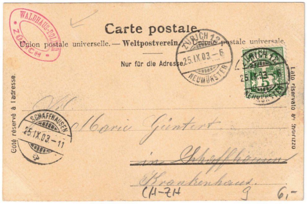 Cartoline postali: Zürich - Dolder mit Standseilbahn – Usato da Binningen venduto da Mountainrider 1