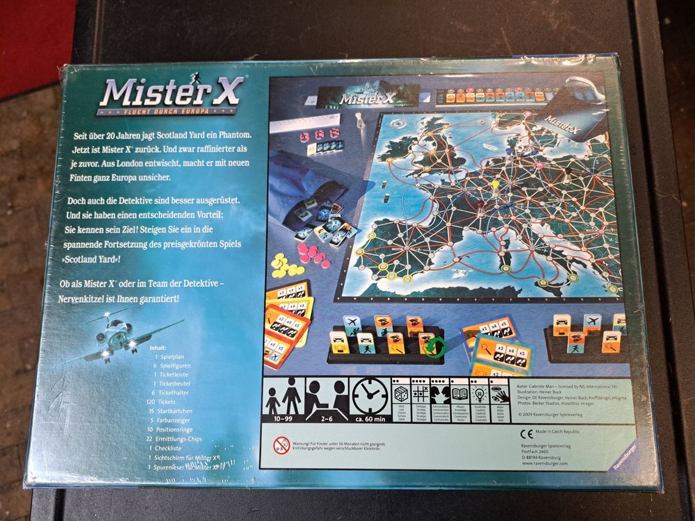 Ravensburger Mister X Flucht durch europa Kaufen auf Ricardo