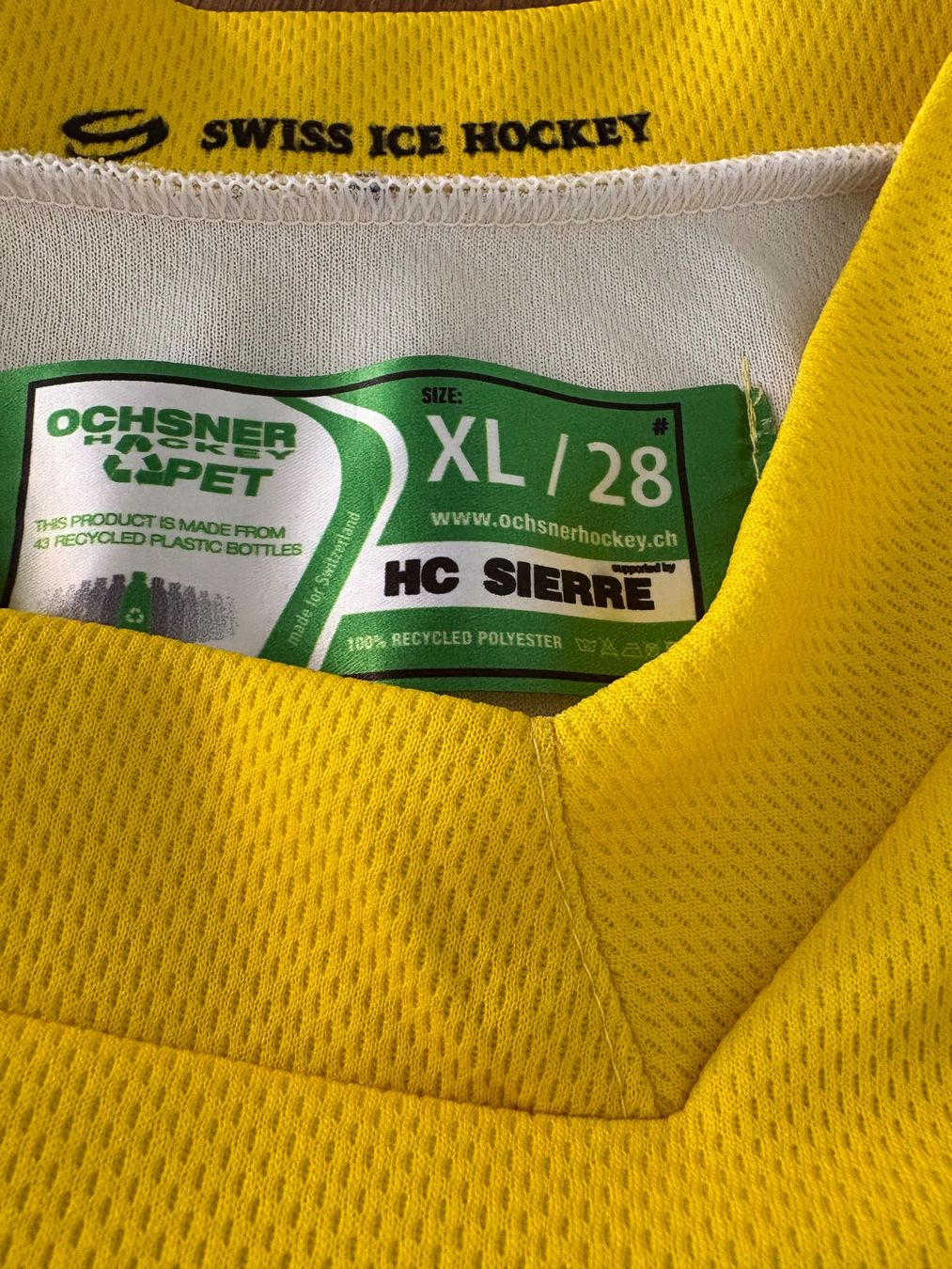 Gameworn Leibchen & Hosen: Trikot Game-Worn HC Sierre / Home / 21/22 – Gebraucht aus Halten von fitzgerald1982 6