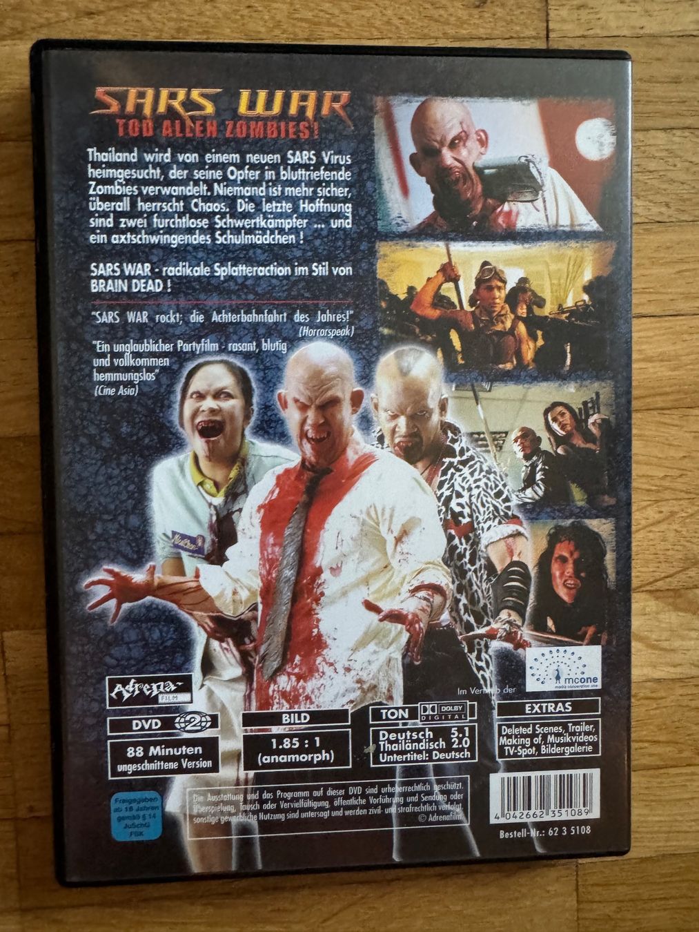 Tutti i DVDs: SARS WAR (DVD) – Usato da Basel venduto da san_2qlq 1