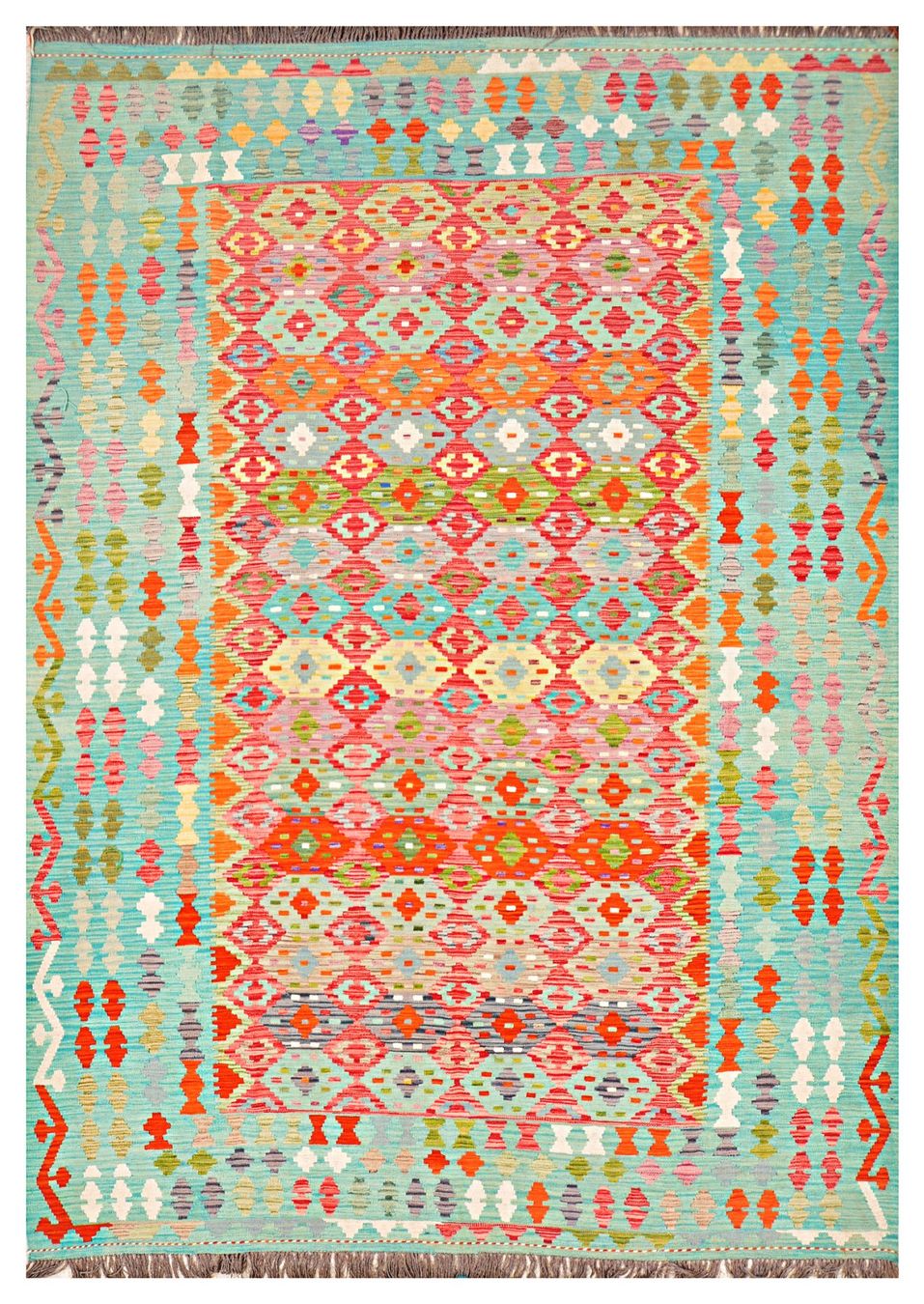Kelim Tappeti: Oriente Kelim Teppich 345x250 cm – Nuovo e nell'imballaggio originale da Lahore venduto da Fairways79 5