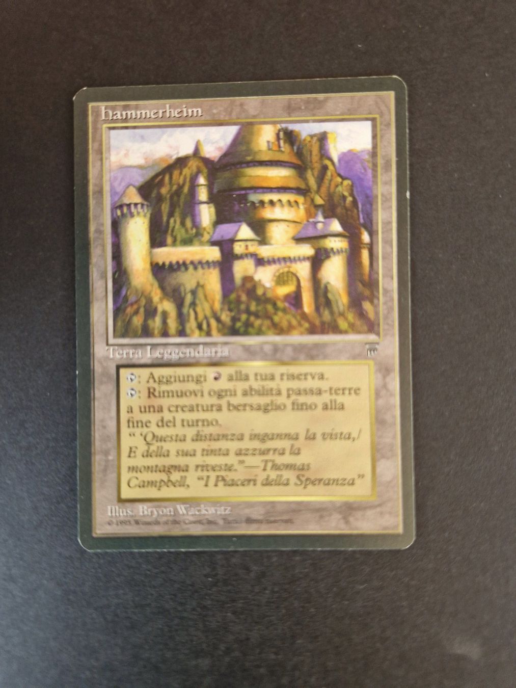 Magic The Gathering Carte collezionabili: MTG Hammerheim It Legends Italienisch – Usato da Thun venduto da Redjoker