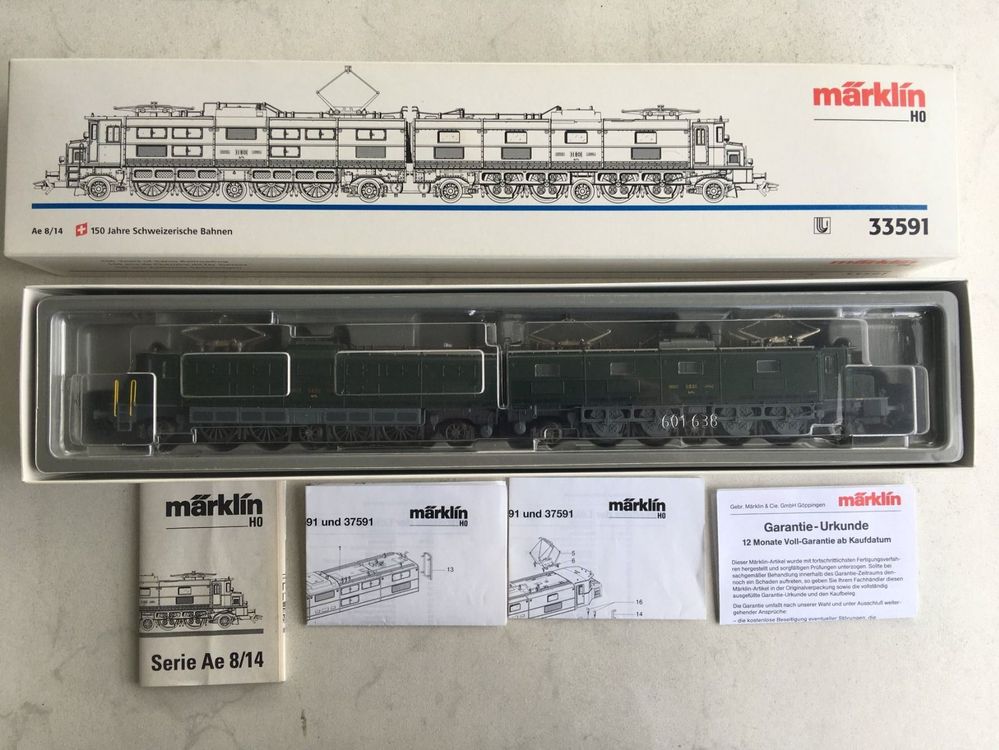 Märklin 33591 Ae8/14, SBB, Digital, H0 (Gebraucht) in für CHF 252 – mit