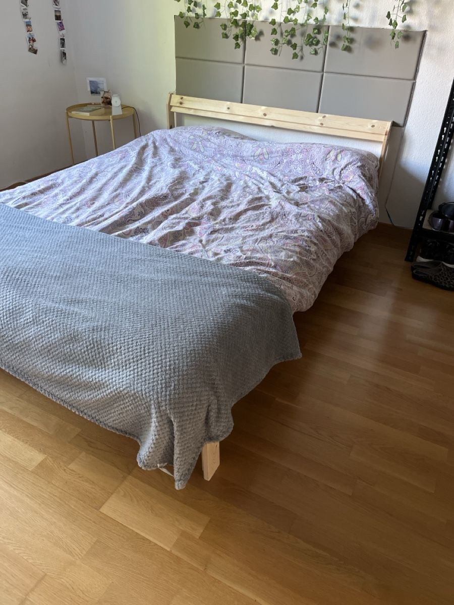 Ikea Letti: IKEA Double Bed + mattress – Usato da Zürich venduto da sar_wqn7 1