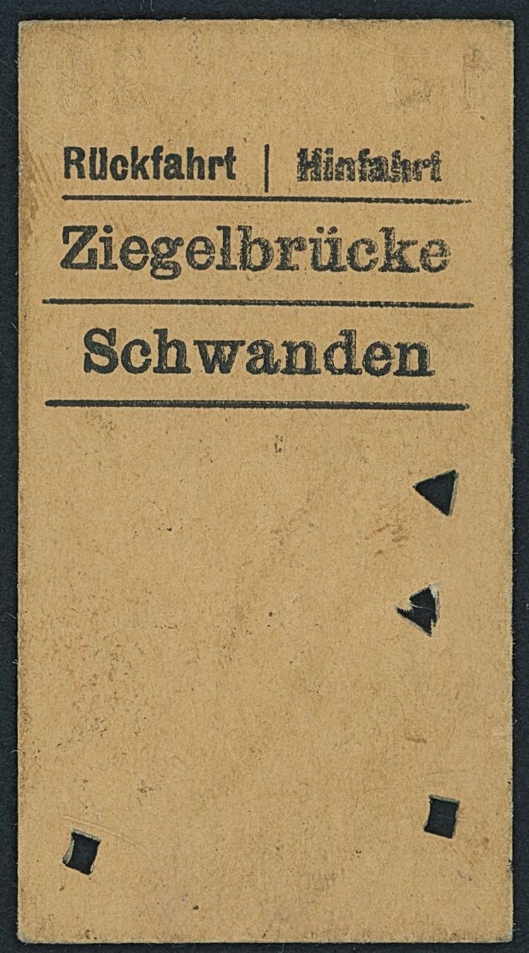 Billets: GL Sernftalbahn SeTB - Glarner Bahn - Billett - Bilten•Engi – D'occasion à Schindellegi par leecollect 1