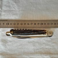 Klassisches Jagdtaschenmesser mit Hirschhorn
