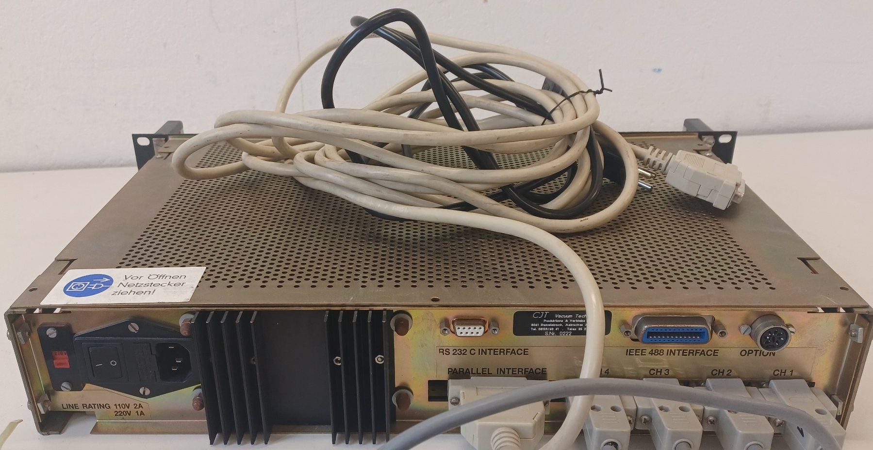 Laborzubehör: CJT SM 4000 (V 2.41) Vacuum Controller – Defekt aus Niederdorf von LeptonAG_Labor 5