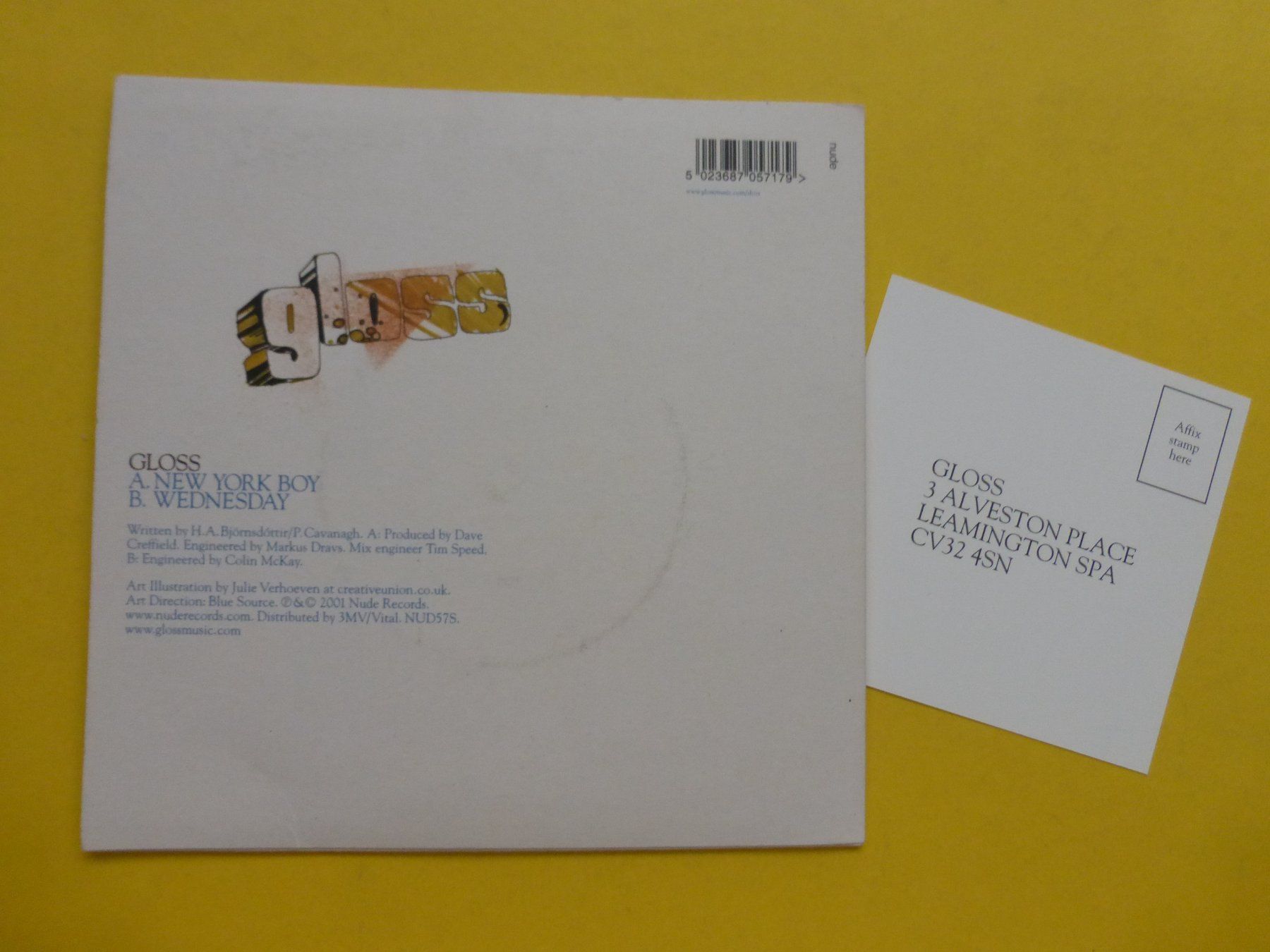 Schallplatten: Gloss – New York Boy – Gebraucht aus Zürich von Swiss57 1