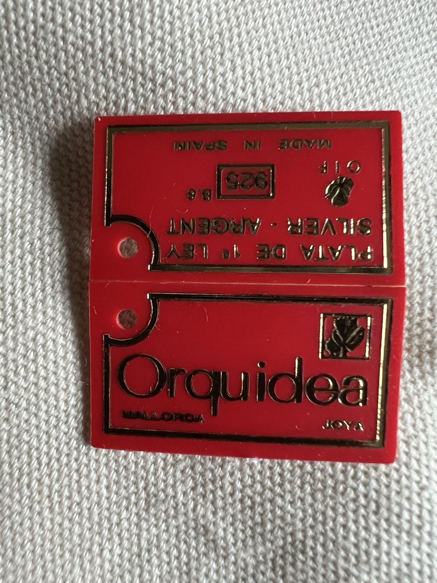 Catenine: Perlenkette & Ohrstecker Set, Orchidea Mallorca – Usato da Lausen venduto da Mysli1 4