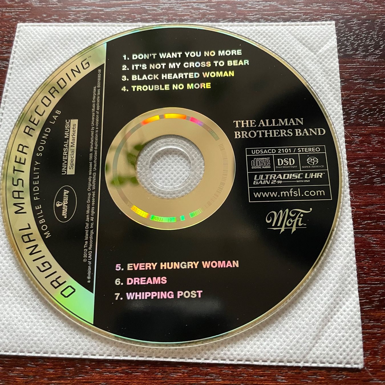 ★SACD◇THE ALLMAN BROTHERS BAND★MFSL/MoFi Mofi: The Allman Brothers Band – Brothers And Sisters SACD –