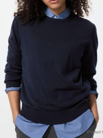Uniqlo Merino Pullover Dunkelblau, Gr. M
