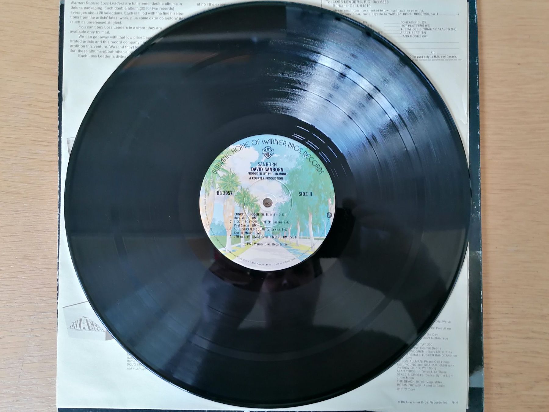Dischi in vinile: David Sanborn -- SANBORN – Usato da Beinwil am See venduto da Funkthesizer 3