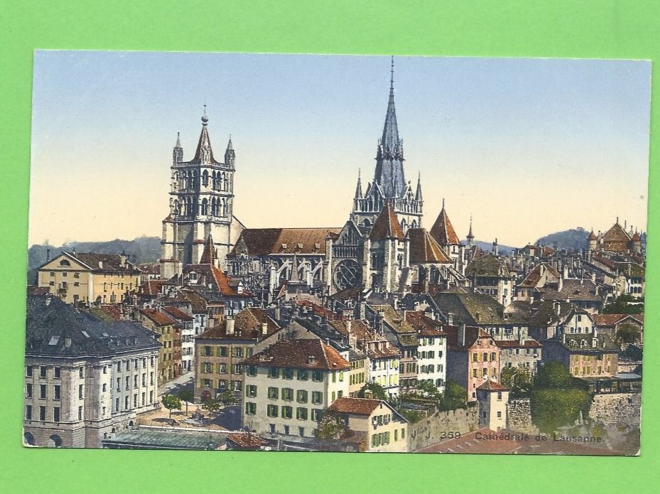 Cartoline postali: Cathedrale de Lausanne – Usato da Zürich venduto da t24_de