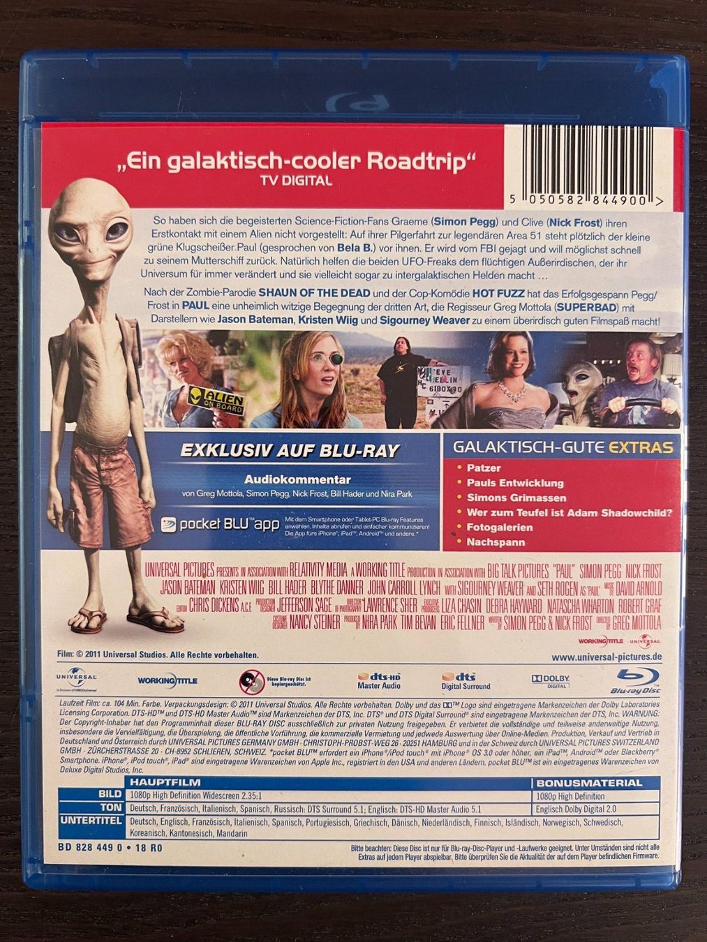 Alle DVDs: Paul - Ein Alien auf der Flucht – Gebraucht aus Zürich von Blu-ray_ZH 1