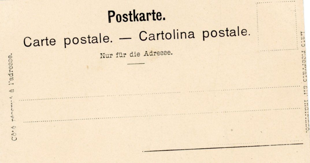 Cartoline postali: Naters   VS  bei Brig     mit Glishorn       ca. 1900 – Usato da Brig venduto da Valcards54 1