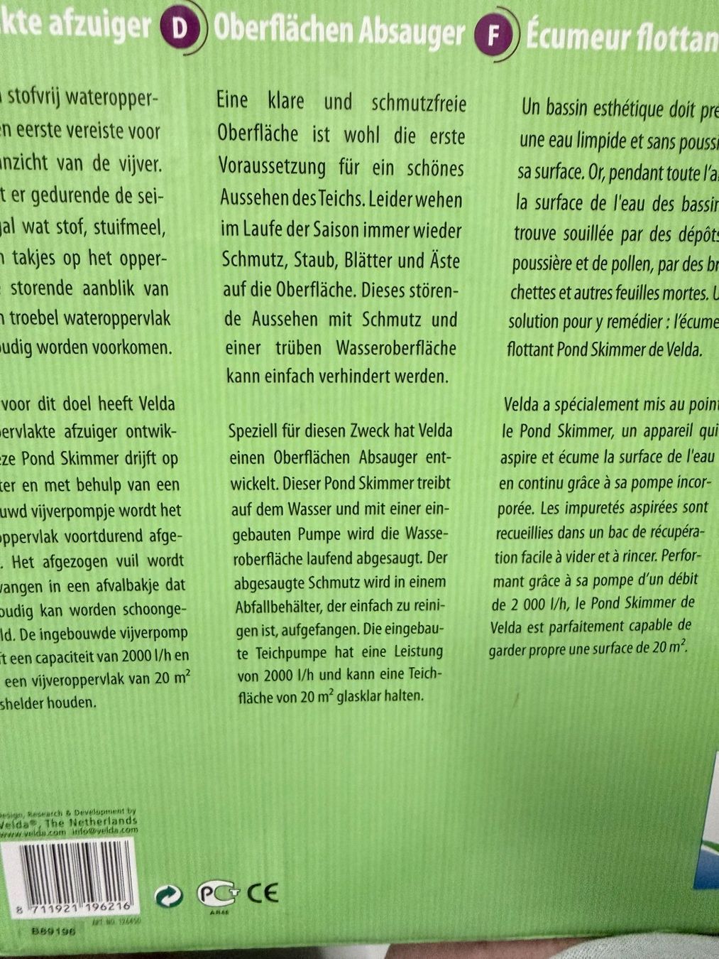 Sonstiges: Teich Skimmer – Neu und originalverpackt aus Niederuzwil von Keller015 2