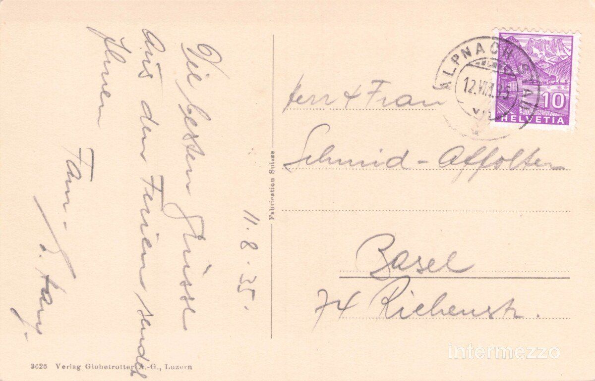 Ansichtskarten: Alpnachstad OW // 1935 Vierwaldstättersee – Gebraucht aus Basel von intermezzo12 1