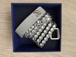 Swarovski Slake Armband, grau, Neu!