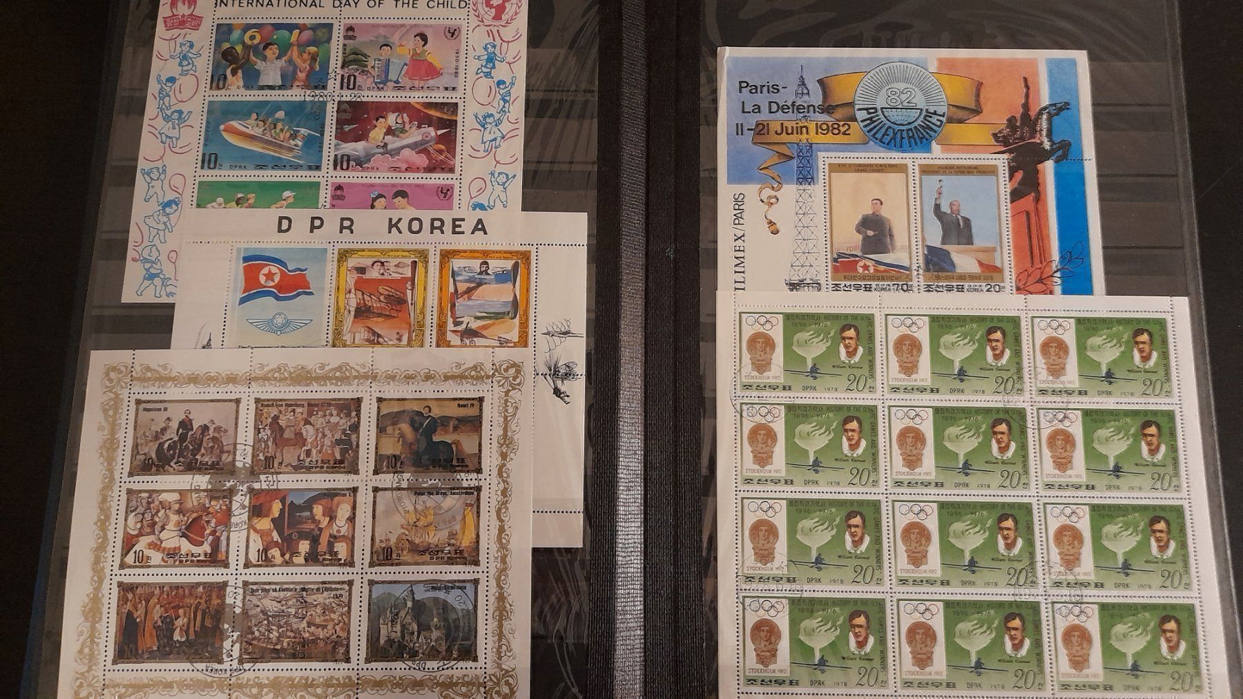 Tutti i francobolli: Sonderblocks Korea mit Album – Usato da Balgach venduto da SIMEON27 4