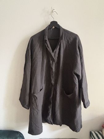 a.b Barbara Garofalo linen jacket, grey, L