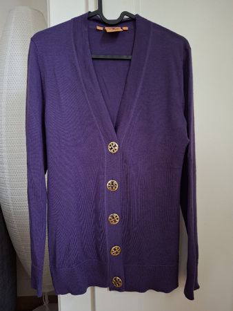 Jaquette Tory Burch S violette en laine