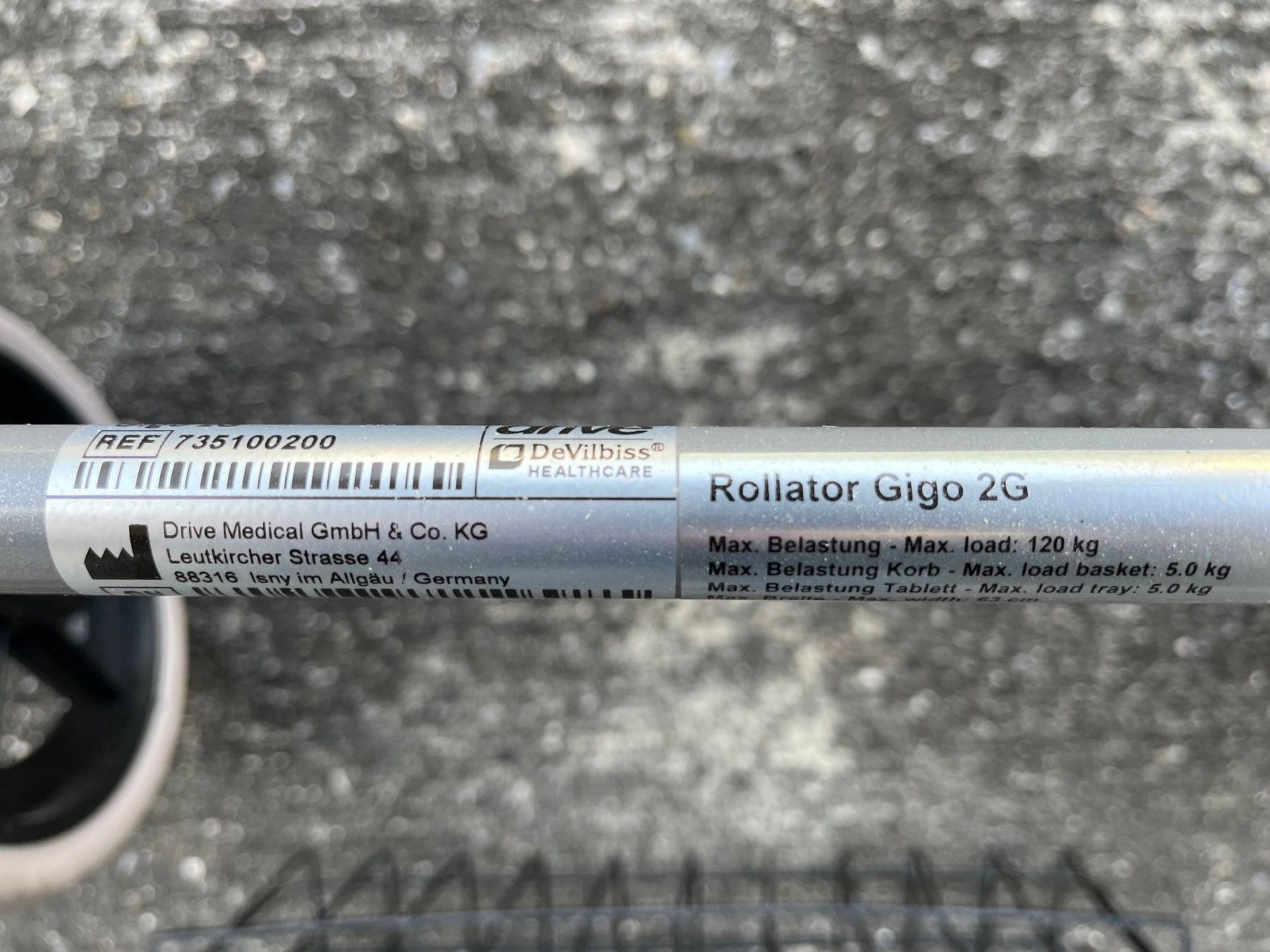 Ausili per la deambulazione: Rollator Gigo 2G mit Korb – Usato da Allschwil venduto da rol_95b5 2