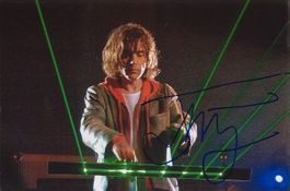 Jean Michel Jarre 1948- Autogramm signiert Foto 13x20cm