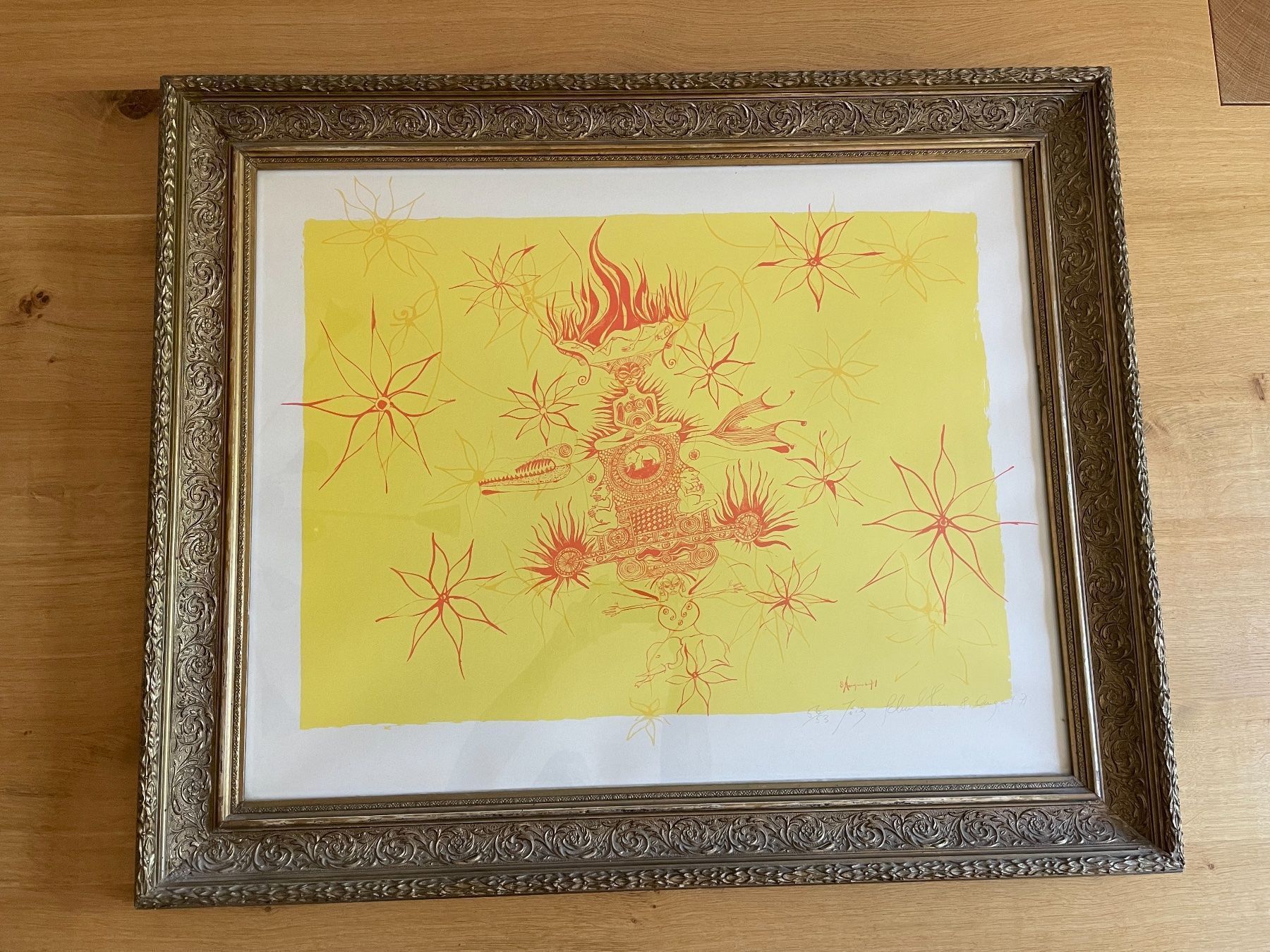 Grafica & Litografie: Grosse Original Lithographie Jörg Schulthess Schuldhess – Usato da Basel venduto da misterX64 2