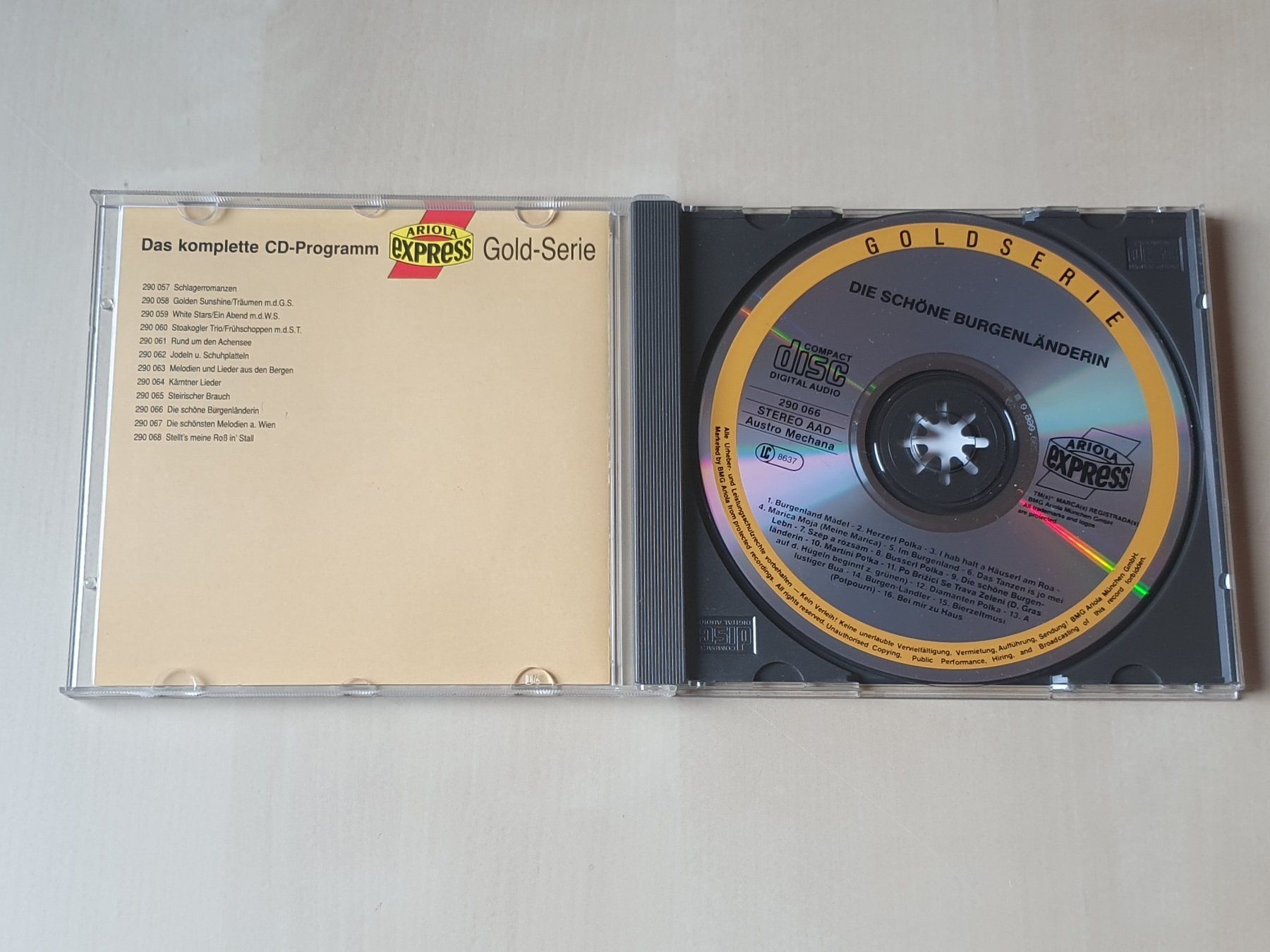 CD: Die schöne Burgenländerin – Usato da Stansstad venduto da collectorsshop 2