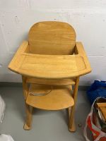 Wooden high chair used