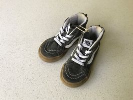 Vans Kinderschuh Sneaker Gr. 23.5 dunkelgrau (Leder)