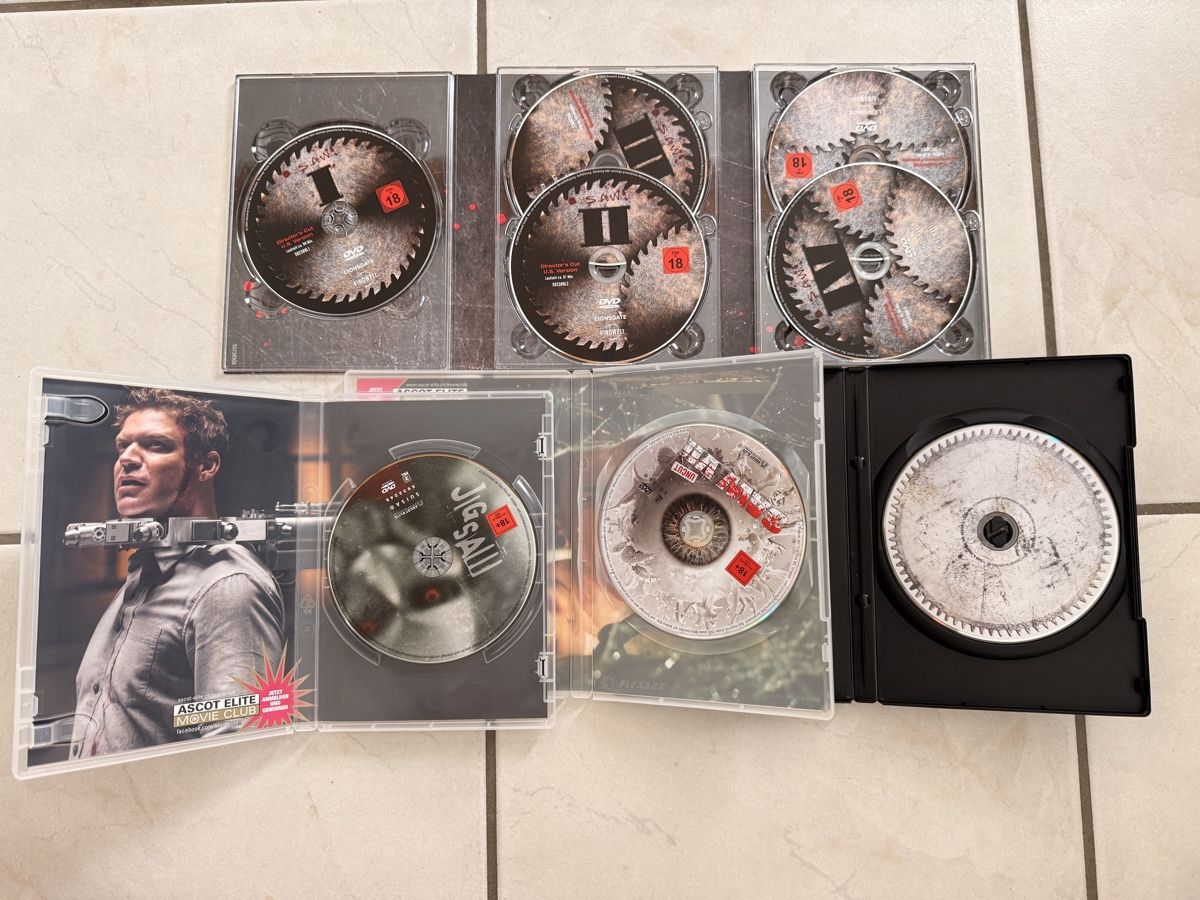 Tutti i DVDs: DVDs Saw 1-8 – Usato da Glattfelden venduto da ilamas 2
