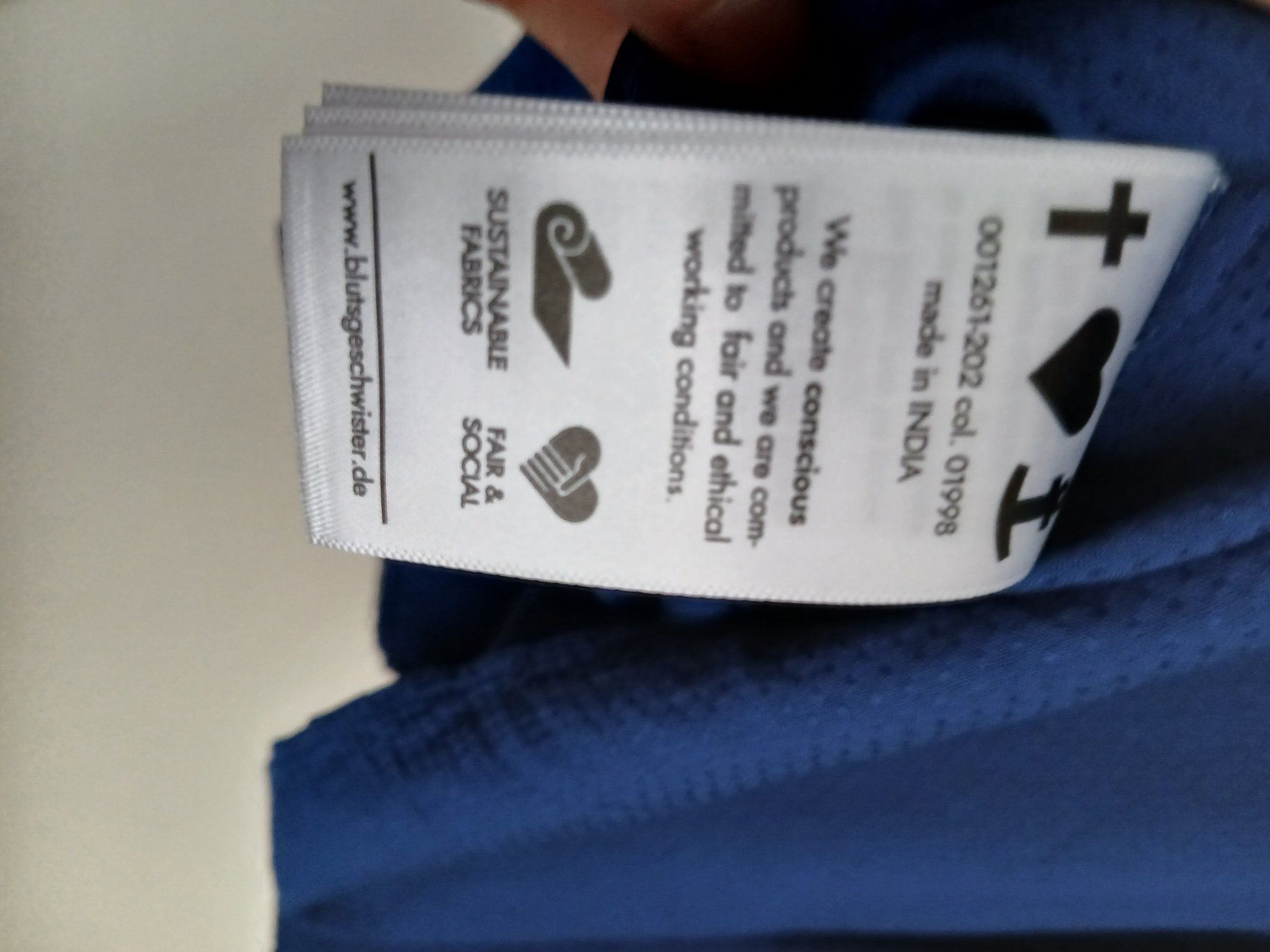 Blutsgeschwister Camicette: Blutsgeschwister Blusenshirt L dunkelblau – Nuovo (secondo la descrizione) da Zürich venduto da ast_8nph 4