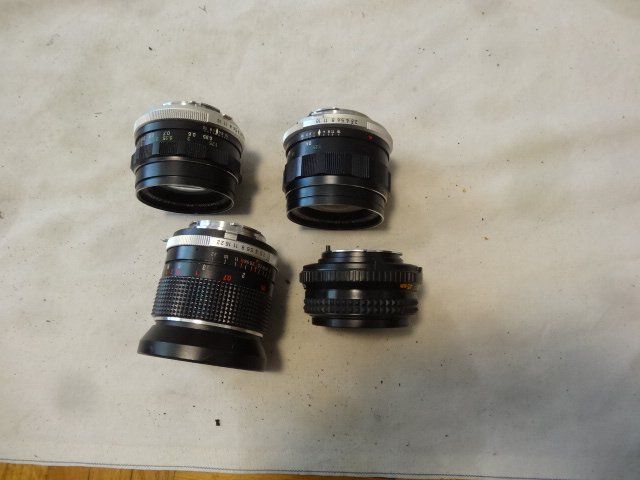 Minolta Fotocamera: 4 STK MINOLTA MF LENS TIP TOP LÄÜFT.ETUI. – Usato da zürich venduto da ahmad01 4
