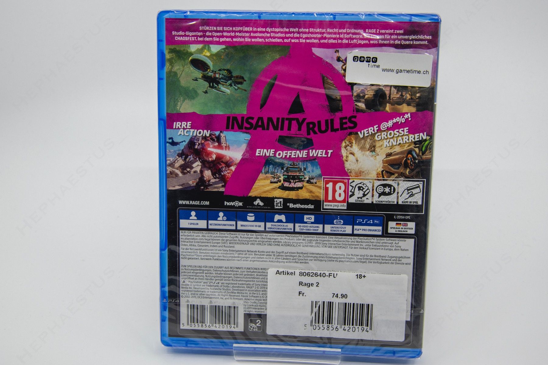 Sony Spiele: Rage 2 PS4 NEU&OVP (sealed) – Neu und originalverpackt aus Effretikon von Hephaestus_ 1