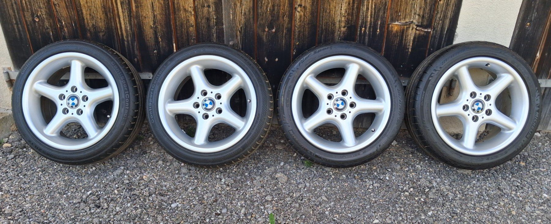 BMW Pneumatici & Ruote complete: BMW E36/Z3 Alu-Radsatz – Usato da Schwarzenegg venduto da istegmann