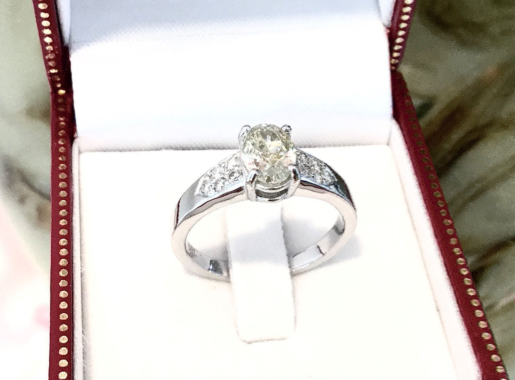 Ringe: Neu top 1.21 ct.Solitär-Diamant Ring 750 – Neu und originalverpackt aus Roggwil /BE von elegance45 9