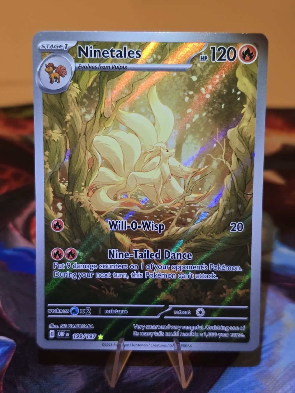 Pokémon Carte collezionabili: Ninetales (OBF 199) – Usato da Lenzburg venduto da AkuyakuTCG
