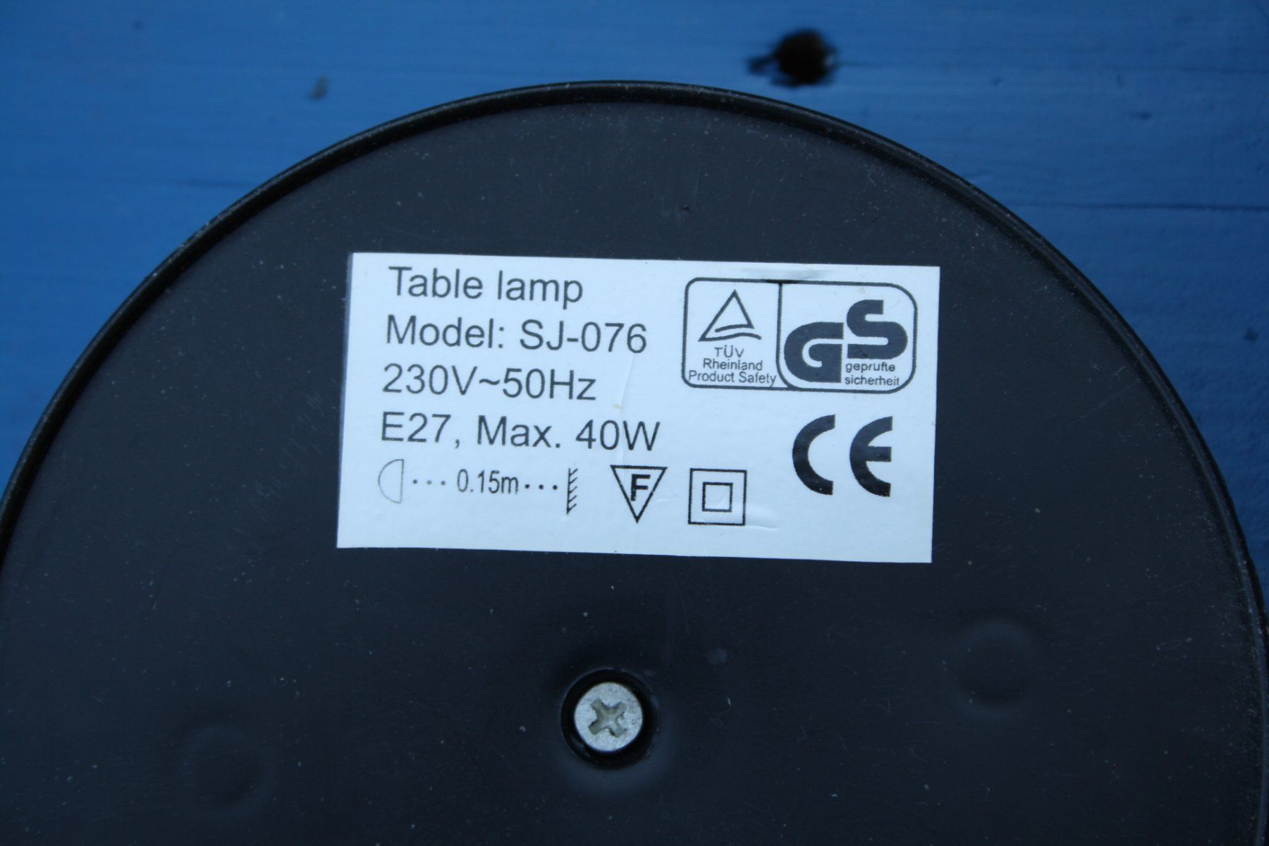 Lampade: 2 VINTAGE TISCHLAMPEN LAMPEN – Usato da Wauwil venduto da Pneuedy 9
