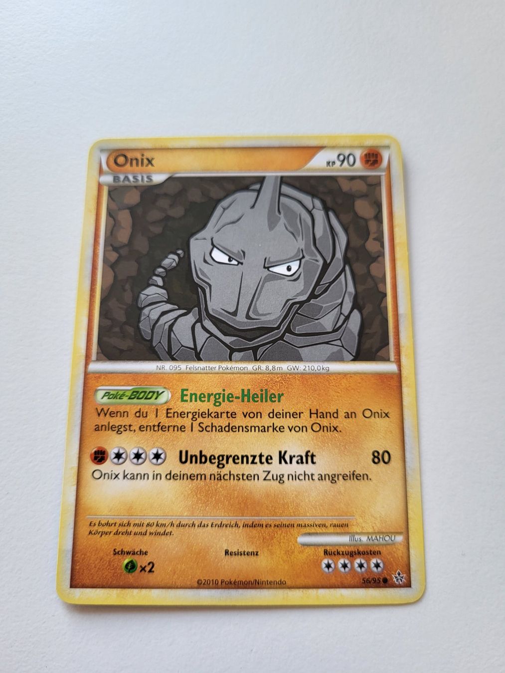 Pokémon Carte collezionabili: Onix (Unleashed 56/95) – Usato da Erlenbach ZH venduto da ram_mjn5