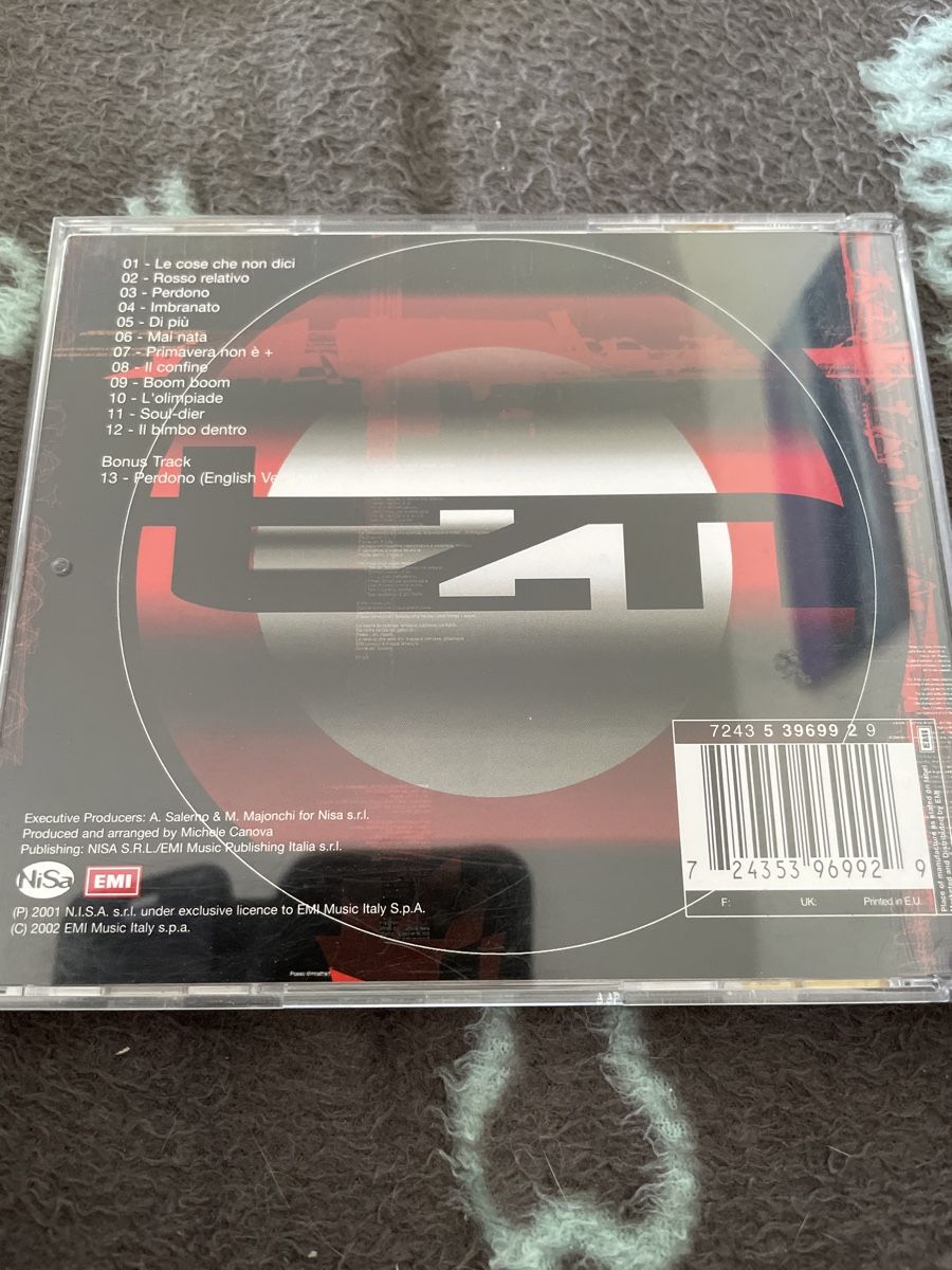 CD: CD Tiziano Ferro Rosso Relativo – Usato da Unterkulm venduto da son_fcs2 1