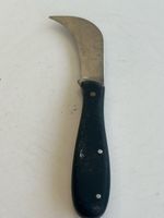Gartenschere Victoria Messer gebogen schwarz Griff(S25)