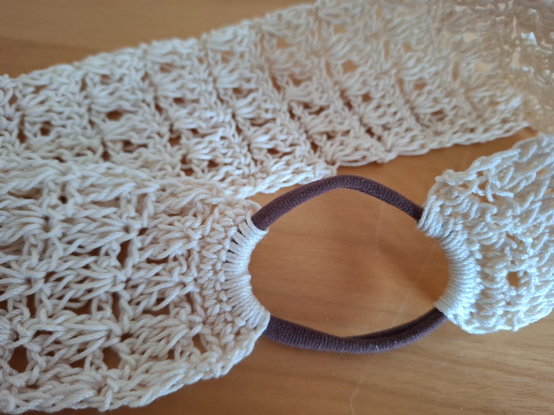 Nastri decorativi: Haarband Band Baumwolle Beige neu – Nuovo (secondo la descrizione) da St.Gallen venduto da LaMiSa 3